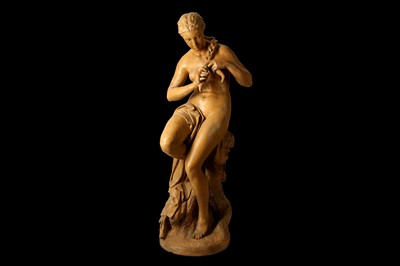 Lot 50 - A MID 19TH CENTURY FRENCH LIFE-SIZE TERRACOTTA...