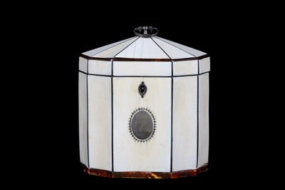 Lot 108 - A GEORGE III IVORY, TORTOISESHELL STRUNG AND...