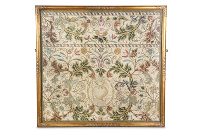 Lot 123 - A 17TH / 18TH CENTURY PORTUGUESE EMBROIDERED...