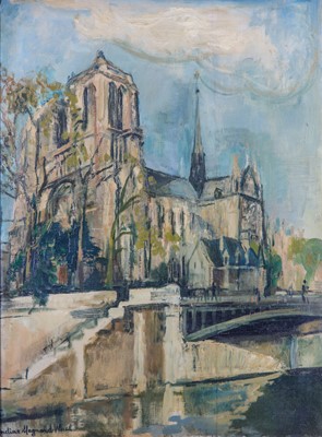 Lot 224 - ONDINE MAGNARD-VLACH (FRENCH 1904) Notre Dame ...