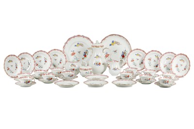 Lot 169 - A MEISSEN PORCELAIN TEA SERVICE FOR TWELVE,...