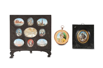 Lot 249 - A GROUP OF ELEVEN INDIAN MINIATURES Company...