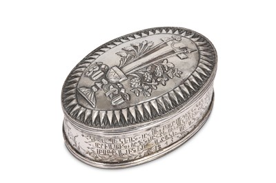 Lot 70a - AN ARMENIAN SILVER BOX Ottoman Provinces,...
