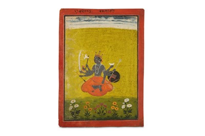 Lot 216 - A PORTRAIT OF VIRABHADRA Mewar, North India,...