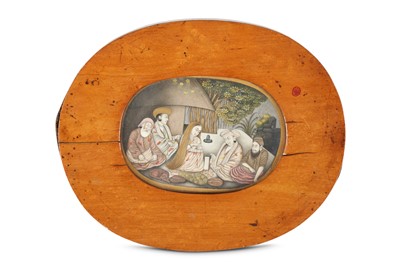 Lot 235 - A GATHERING OF NATH YOGIS Pahari school, North...