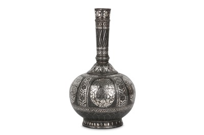 Lot 261 - A SILVER-INLAID BIDRI ROSEWATER SPRINKLER...