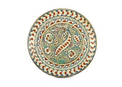 Lot 78 - AN IZNIK POTTERY DISH Ottoman Turkey, late...