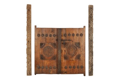 Lot 121a - FOUR WOODEN ARCHITECTURAL FRAGMENTS  Bahrain,...