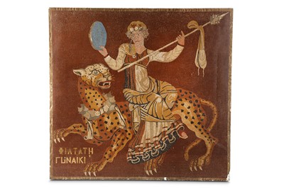 Lot 182 - A LARGE EARLY 20TH CENTURY MICROMOSAIC...