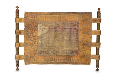 Lot 183 - A QASHQAI LEATHER CRADLE/HAMMOCK  Shiraz,...