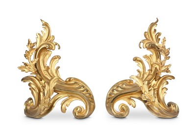 Lot 98 - A PAIR OF LATE 19TH CENTURY FRENCH GILT BRONZE...