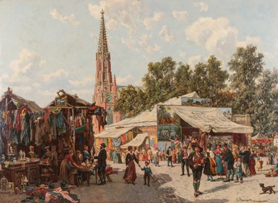Lot 211 - OTTO VON RUPPERT (GERMAN 1841-1923)  Fair at...