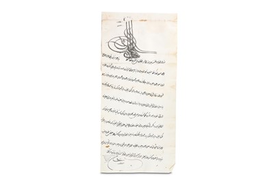 Lot 45 - AN OTTOMAN FIRMAN  Ottoman Turkey, 19th...