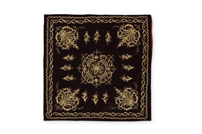 Lot 109 - * AN OTTOMAN BOCHA (EMBROIDERED PANEL)  ...