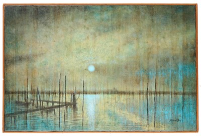 Lot 575 - Michael Tain (British, B.1927), 'Evening,...