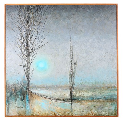 Lot 576 - Michael Tain (British, B.1927), 'Winter Moon'...