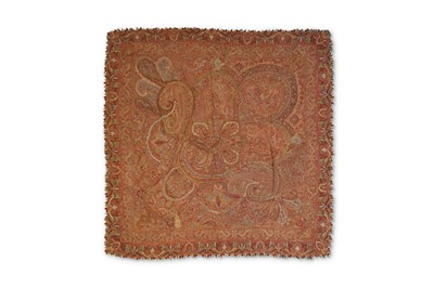 Lot 276 - * AN EMBROIDERED SHAWL PROPERTY FROM AN...