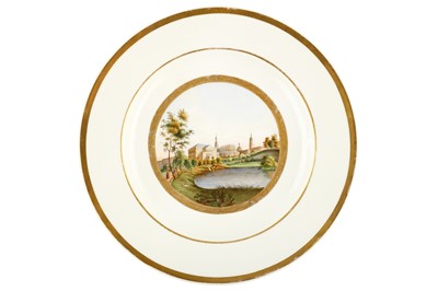 Lot 135 - A SCHLAGGENWALD PORCELAIN TOPOGRAPHICAL...