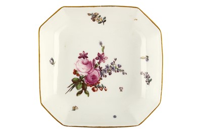 Lot 90 - A MEISSEN OCTAGONAL SPOON TRAY, circa 1750,...