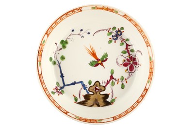 Lot 75 - A MARCOLINI MEISSEN SAUCER, circa 1800,...
