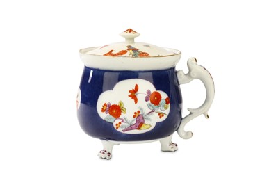 Lot 57 - A RARE MEISSEN UNDERGLAZE-BLUE-GROUND CREAM...
