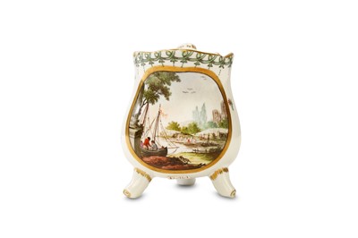 Lot 122 - A FRANKENTHAL PORCELAIN CREAM JUG, circa 1770,...