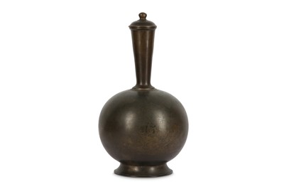 Lot 253 - A MUGHAL BRONZE EWER North India, 18th Century...