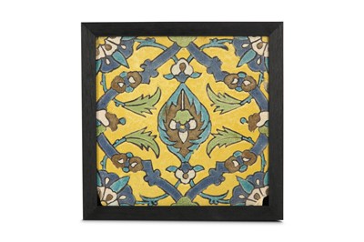 Lot 151 - A LATE SAFAVID / EARLY QAJAR CUERDA...