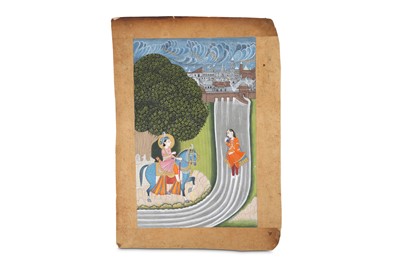 Lot 230 - A PRINCE ON HORSEBACK AWAITING HIS LOVER...