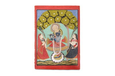 Lot 237 - SHRI NATHJI PLAYING THE FLUTE Kota, North West...