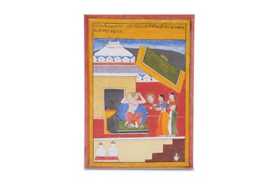 Lot 213 - A FOLIO FROM A RAGAMALA SERIES Malwa, North...