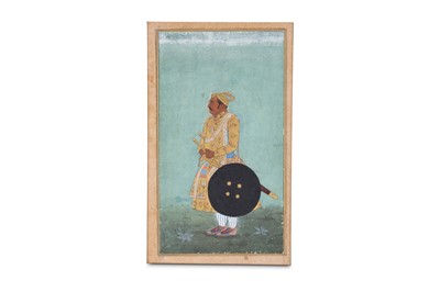 Lot 220 - A PORTRAIT OF A STANDING NOBLEMAN Provincial...