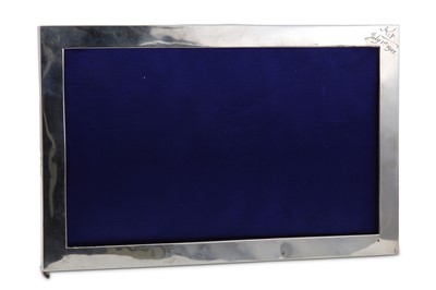 Lot 365 - An Edwardian antique sterling silver frame,...