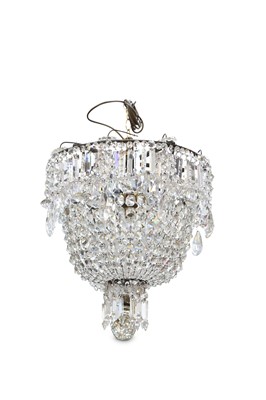Lot 612 - A late 19th century crystal glass...