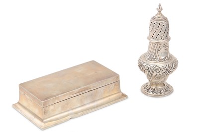 Lot 327 - A Victorian sterling silver sugar caster,...
