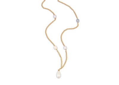 Lot 203 - Chanel Glass Baroque Pearls Sautoir, Autumn...