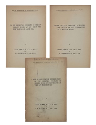 Lot 255 - Dewar (James) Collection of ...