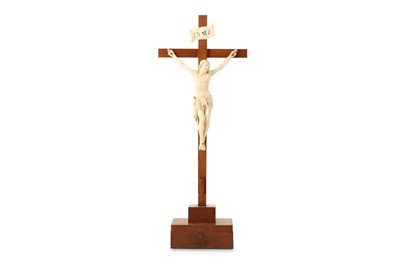 Lot 602 - A 17th century Flemish ivory corpus...