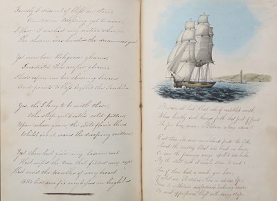 Lot 52 - Manuscript.-  A commonplace book, featuring...