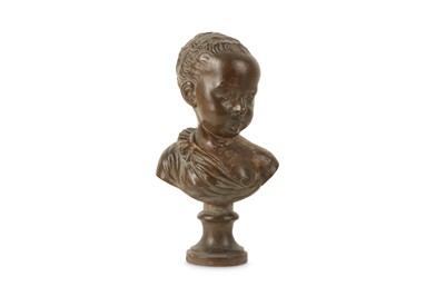 Lot 603 - An 18th century French patinated terracotta...