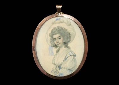 Lot 20 - RICHARD CROSSE (BRITISH 1742-1810) Portrait...