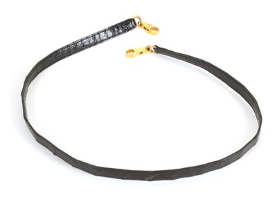 Lot 244 - Hermes Black Porosus Crocodile Kelly 32, c....