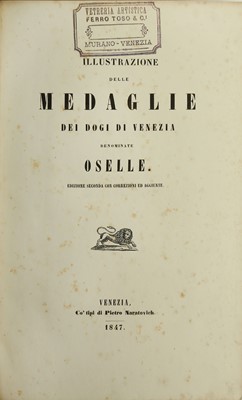 Lot 41 - Numismatics.- Manin (Leonardo) Illustrazione...