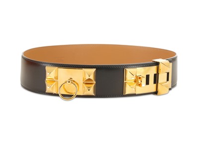 Lot 277 - Hermes Collier de Chien Belt, c. 2014, black...