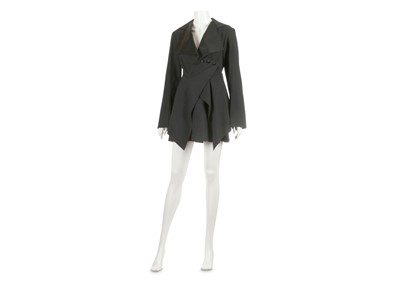 Lot 272 - Vivienne Westwood Black Wool Skirt Suit,...