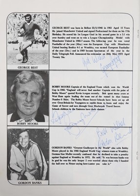 Lot 284 - Moore (Bobby) & Others UAE Soccer Tour ’84...