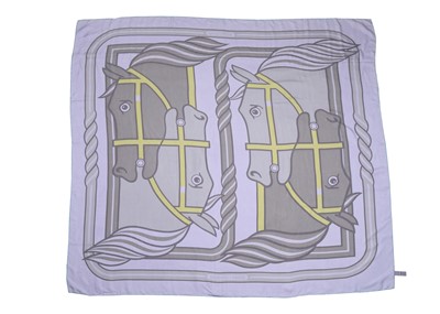 Lot 170 - Hermes 'Quadrige' Silk Scarf, designed in 1973...