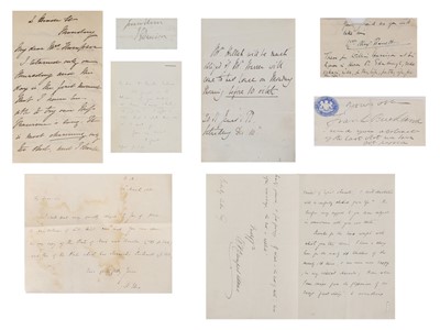 Lot 45 - Autograph Collection.- Musicians & Authors A...