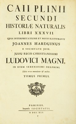 Lot 47 - Plinius Secundus (Gaius) Historiae naturalis...