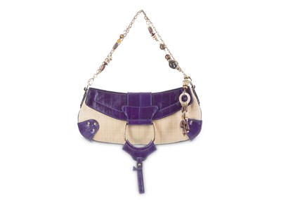 Lot 115 - Dolce and Gabbana Raffia Shoulder Bag, raffia...